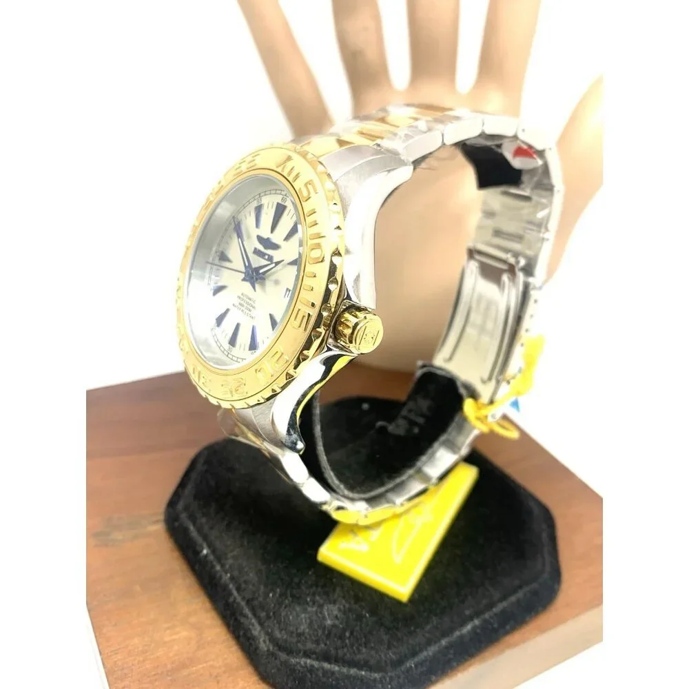Invicta Men's Watch 2307 Ocean Ghost Automatic Silver Dial Two Tone Steel 47mm